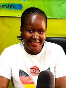 A picture of the head coordinator Mulenga "Jennifer" Mwila